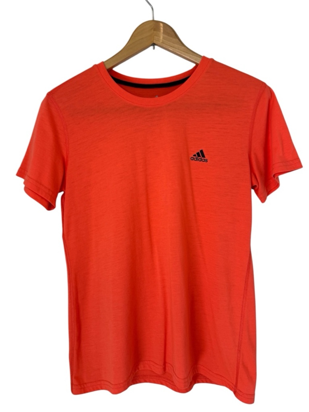 adidas Womens Ultimate 2.0 Climalite Short‎ Sleeve Crew Neck Tee Size M Orange